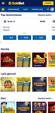 goldbet casino metodi di pagamento